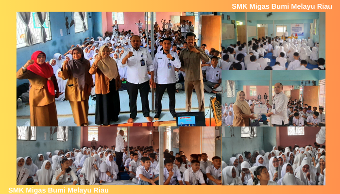 BNN Edukasi Generasi Muda SMK Migas Bumi Melayu Riau tentang Bahaya Narkoba